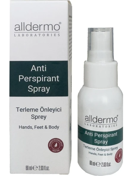 Alldermo Terleme Önleyici Sprey El,Ayak ve Vücut ürün görseli 1