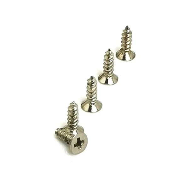 Klips, Menteşe, Ayak, Ağaç, Sunta Vidası 2,2x6,5mm - Nikel 100 Adet ürün görseli 1