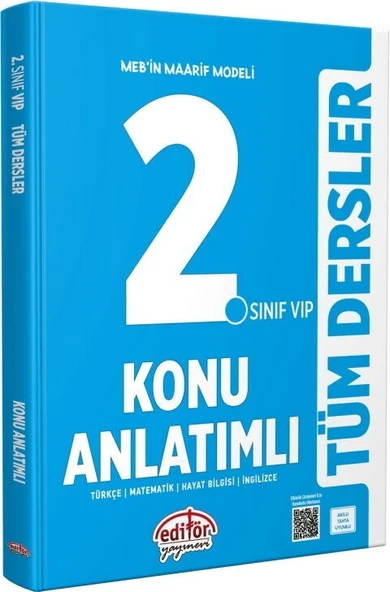 2. Sınıf VİP Tüm Dersler Konu Anlatımlı Editör Yayınları ürün görseli 1