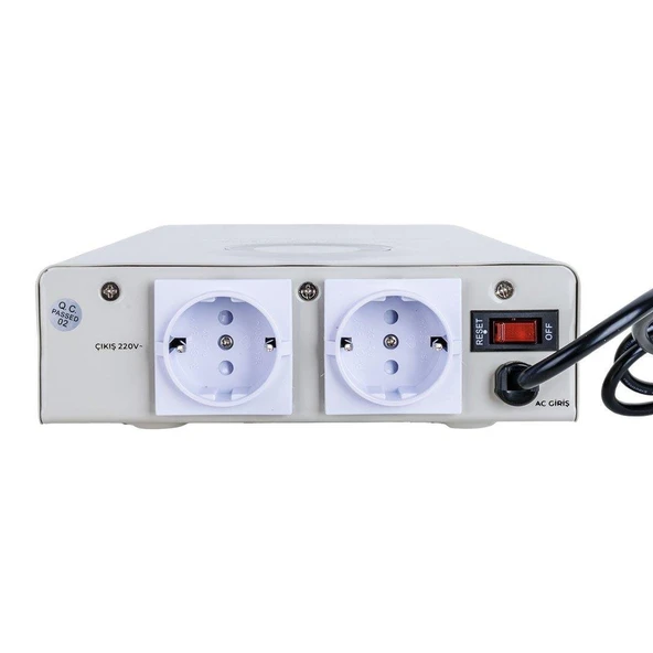 Powermaster SLIM-1500 Otomatik 1500 Watt Voltaj Kombi Regülatörü ürün görseli 1