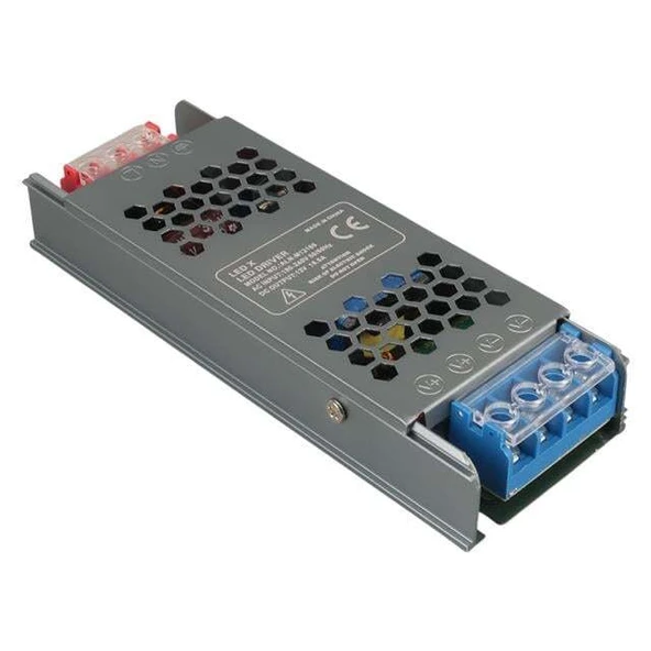 Ledx ALN-M12165 12 Volt 16.5 Amper 72X24X12Mmultra Slim Metal Kasa Adaptör ürün görseli 1