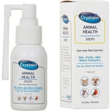 Crystalin Kedi Ve Köpek Göz Kulak Ve Yara Spreyi 50ml ürün görseli 1