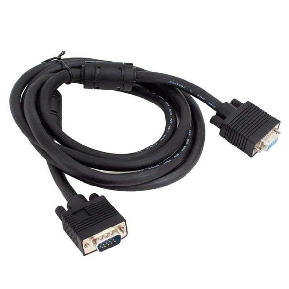 Powermaster PM-4960 15 Pin Erkek/Dişi 1.8 Metre VGA Uzatma Kablo ürün görseli 1