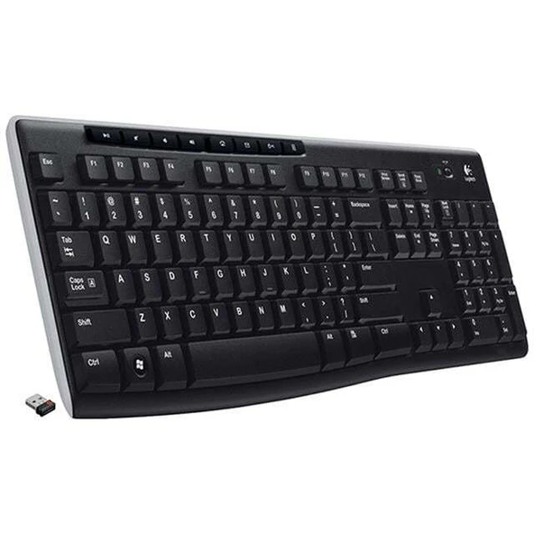 Logitech K270 Siyah Kablosuz Q Klavye ürün görseli 1