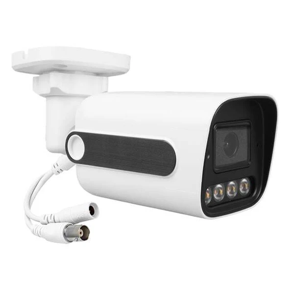 Plato PL-29098 5MP 2.8MM 4 Warmled Fullcolor Plastik Kasa AHD Analog Bullet Güvenlik Kamerası ürün görseli 1