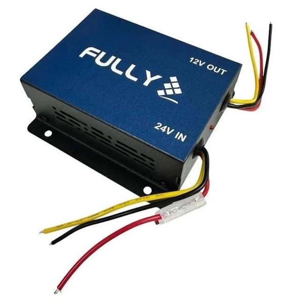 Fully 2412 24V/12V DC-DC 30 Amper Oto Akü Voltaj Konvertör Oto-Kamyon-Tır Uyumlu ürün görseli 1
