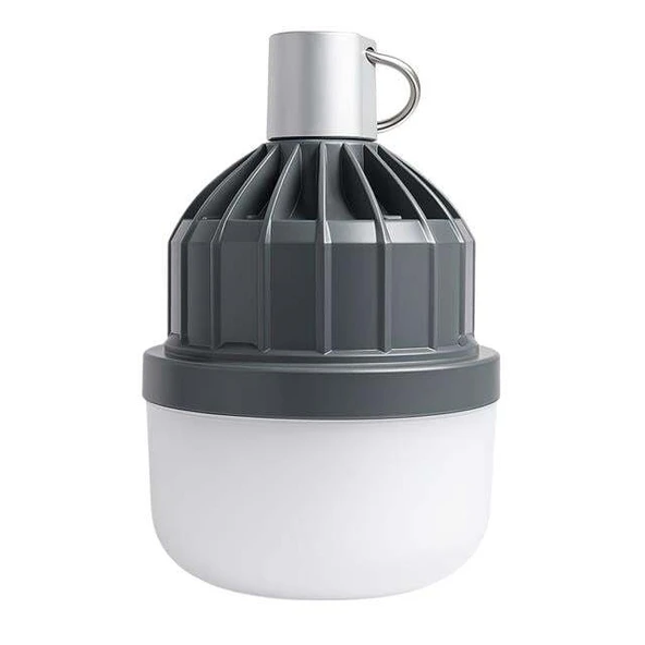Ledx LN-616 80 Watt TYPE-C Şarjlı Taşınabilir Asma Kancalı Kamp Çadır Lambası 6500K 1200mAh 3 Modlu ABS Malzeme ürün görseli 1