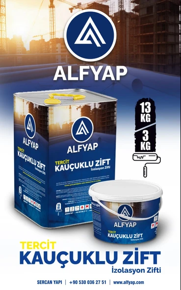 PTTAVM: ALFYAP Kauçuklu Zift İzolasyon Zifti 13 Kg