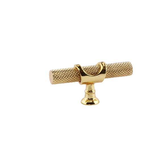 Tek Vidalı Tırtıklı Lüks Gold Düğme Metal Kulp Çekmece Mobilya Mutfak Dolabı Dolap Kulbu Kulplar ürün görseli 1