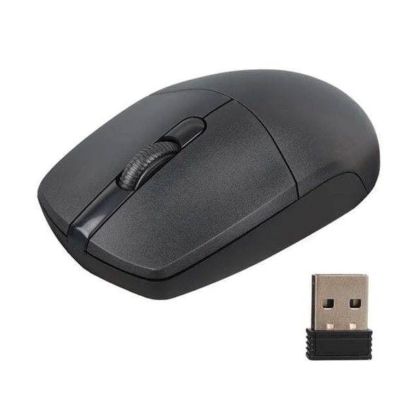 Philips SPK7347B Kablosuz USB 1200DPI Sessiz Optik Mouse Siyah ürün görseli 1