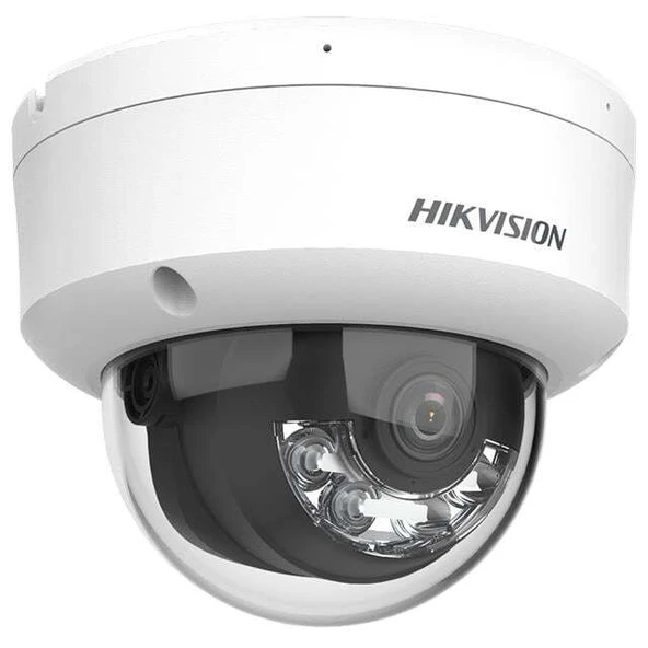 Hikvision 2 MP Smart Hybrid Light IR Fixed Dome IP Network Kamera (DS-2CD1121G2-LIUF) ürün görseli 1