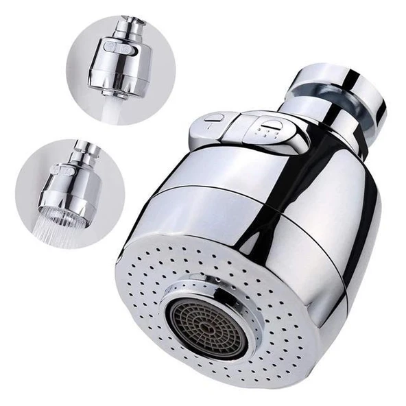 Sunup SN-27114 2 Kademeli Tasarruflu Musluk Başlığı 360 Derece ürün görseli 1