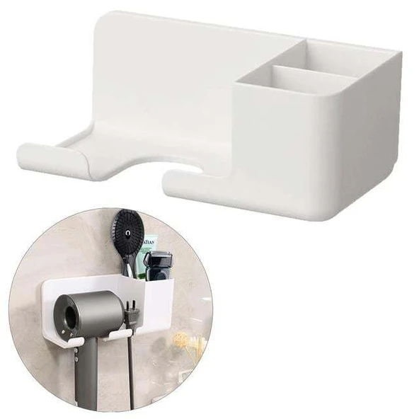 Sunup SN-27125 Banyo Rafı Sabunluk Diş Fırçası Saç Kurutma Makinesi ürün görseli 1