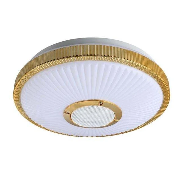 Powermaster PM-27332 Beyaz 34*8.5 Cm 24 Watt Bluetooth Hoparlörlü Tavan Aydınlatma (AL-BL300) Tornavida Hediyeli ürün görseli 1