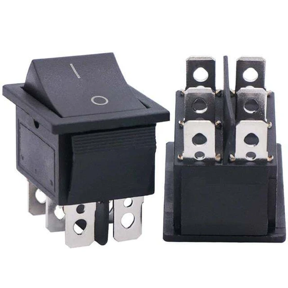 Geniş Işıksız 6P (On/Off) Açma Kapama Anahtarı IC-109A ürün görseli 1