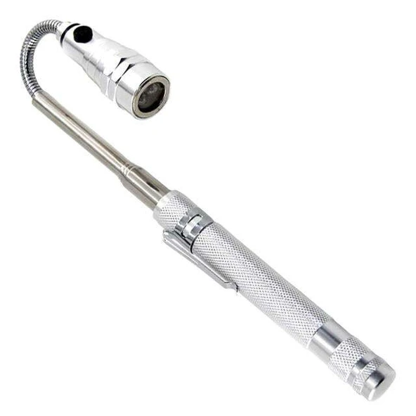 Powermaster MX-2808 Mıknatıslı 360 Derece Döner Başlıklı 3 Ledli Beyaz Işık El Feneri ürün görseli 1
