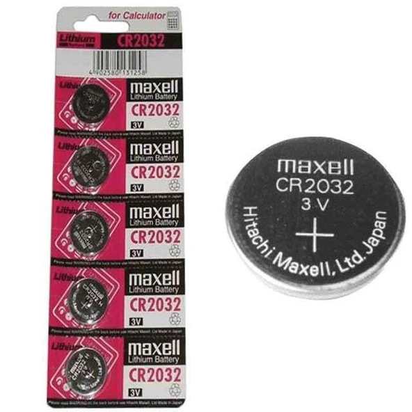 Maxell CR 2032 Lithıum Pil 5'li Paket ürün görseli 1