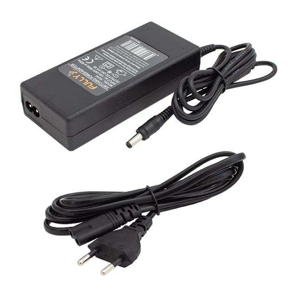 Fully 1624C 24 Volt 5 Amper 5.5 x 2.5 Uç Plastik Kasa Monitör Adaptörü ürün görseli 1