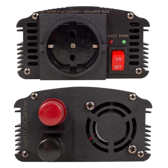Orbus 600W 24V Modified Sinus İnvertör - Resim 2