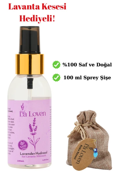 LaLoven Lavanta Hidrosolü %100 Doğal ve Saf 100 ml ürün görseli 1