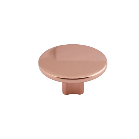 Tek Vidalı Düz Lüks Rose Düğme Metal Kulp Çekmece Mobilya Mutfak Dolabı Dolap Kulbu Kulplar ürün görseli 1