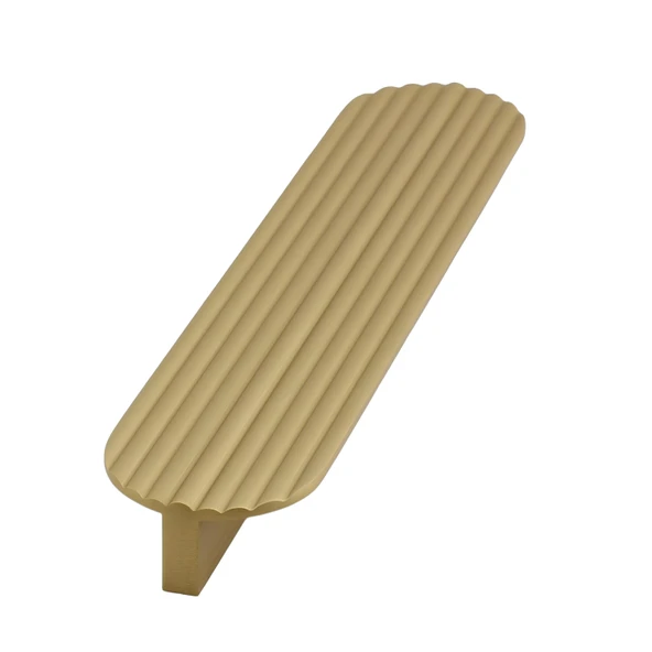 Teke Mat Altın Metal Kulp 224 mm 22,4 cm Mutfak Dolabı Kulbu Kulpu Mobilya Çekmece Dolap Kulpları ürün görseli 1