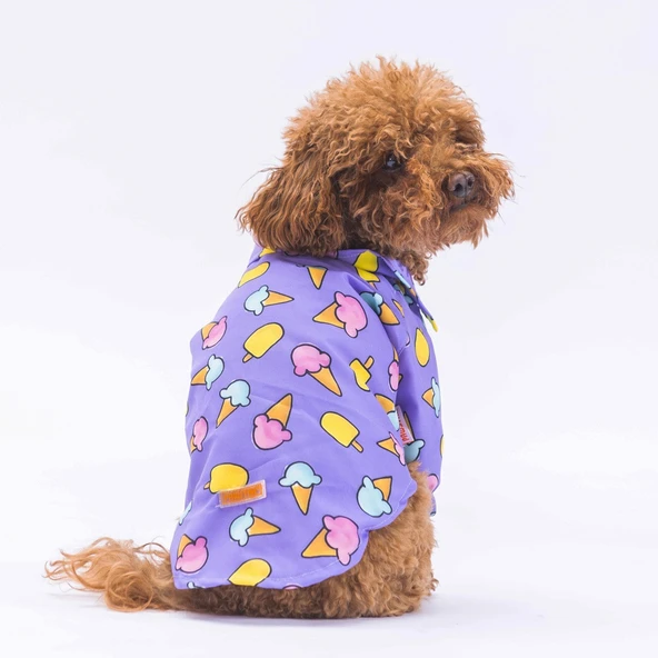 Pawstar Ice Cream Kedi ve Küçük Irk Köpek Gömleği ürün görseli 1
