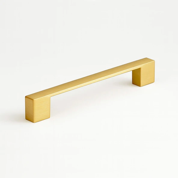 Gölcük 160 mm Metal Mat Altın Gold Kulp Mobilya Çekmece Mutfak Dolabı Dolap Kapak Kulpları Kulb ürün görseli 1