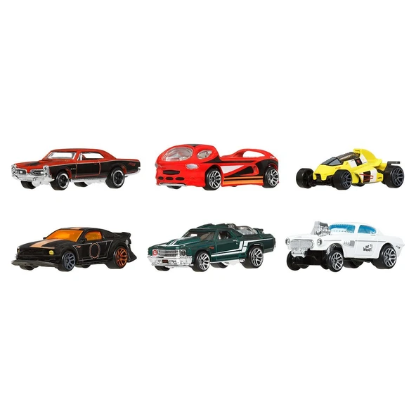 JBY78 Hot Wheels Efsane Temalı Çoklu Arabalar - Resim 2