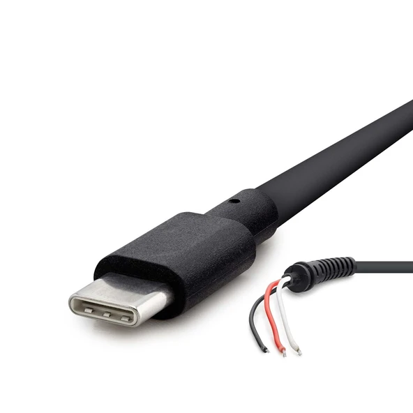 Macbook Adaptör Kablosu Type-C 65W 1.5M Siyah HDX5538 ürün görseli 1