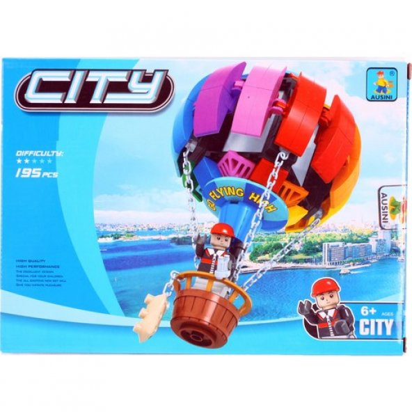 Ausini City 195 Parça Hava Balonu - Resim 2