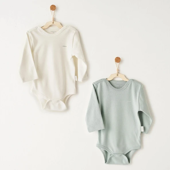 Andywawa Ac26015 Mummy S Snuggle Saurus 2'li Badi Grey ürün görseli 1