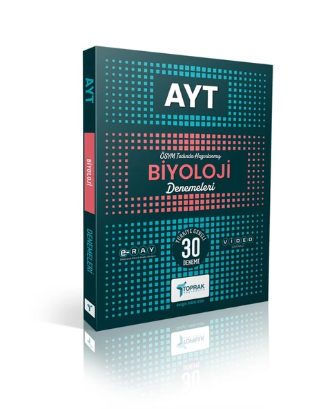 Toprak 2025 Ayt Biyoloji 30 Deneme ürün görseli 1