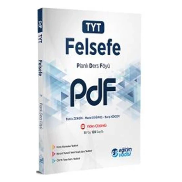 Eğitim Vadisi Tyt Felsefe Planlı Ders Föyü ürün görseli 1