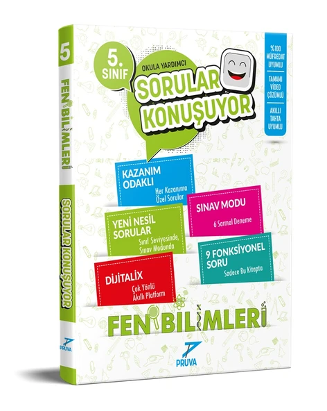 Pruva Akademi 2025 5. Sınıf Fen Bilimleri Sorular Konuşuyor Güncel Müfredat ürün görseli 1