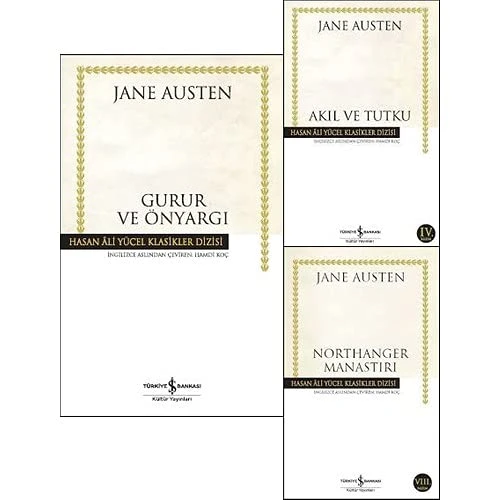 İş Bankası Hasan Ali Yücel Klasikleri Jane Austen 3 Kitap Set (Gurur ve Önyargı, Northanger , Akıl ve Tutku) ürün görseli 1