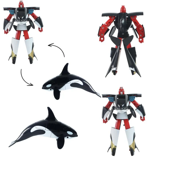 Robota Dönüşen Orca Balina Oyuncak - Resim 2