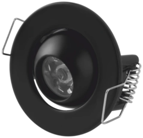 CATA CT 5268 Ufo Yıldız 1.5W Sıva Altı Led Spot Siyah Kasa Gün Işığı 3200K ürün görseli 1
