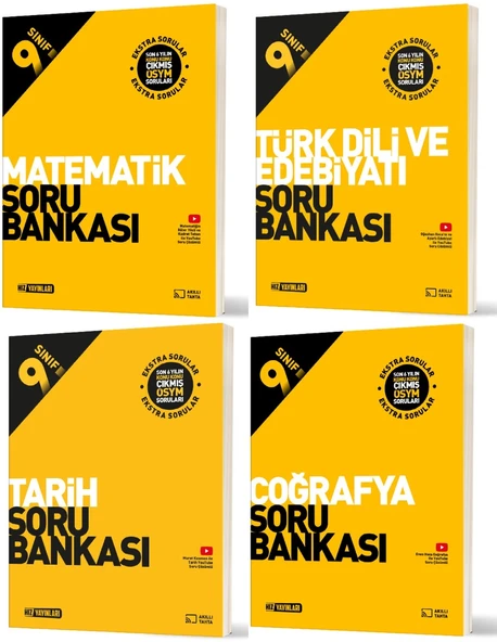 Hız 2026 9. Sınıf Eşit Ağırlık Soru Bankası Seti 4 Kitap ürün görseli 1