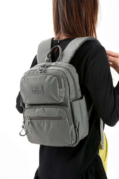 Unisex Sırt Çantası Paraşüt Kumaş Hafif Çok Cepli Yağmur İtici Kumaş 34*24 Cm 571 Collection ürün görseli 1