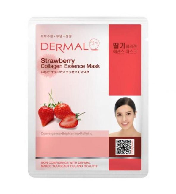 Dermal Collegen Essence Mask Strawberry ürün görseli 1