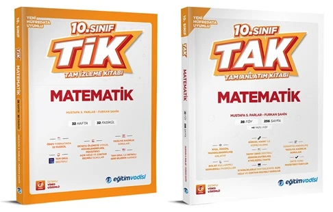 Eğitim Vadisi 2026 10. Sınıf Matematik Tak Tam Anlatım + Tam İzleme Seti 2 Kitap ürün görseli 1