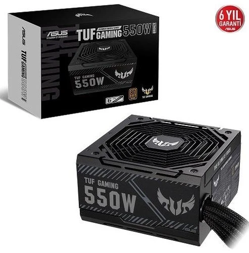 ASUS TUF GAMING 550B 80+BRONZE 550W GÜÇ KAYNAĞI ürün görseli 1