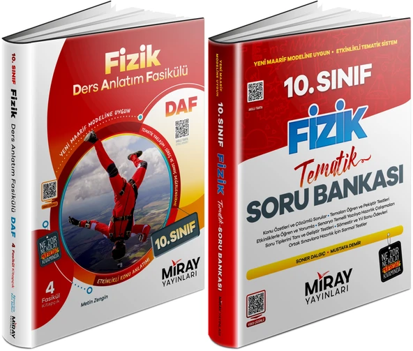 Miray 2026 10. Sınıf Fizik Ders Anlatım Fasikülleri + Tematik Soru Seti 2 Kitap ürün görseli 1