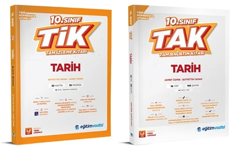 Eğitim Vadisi 2026 10. Sınıf Tarih Anlatım Tak Tam Anlatım + Tam İzleme Seti 2 Kitap ürün görseli 1