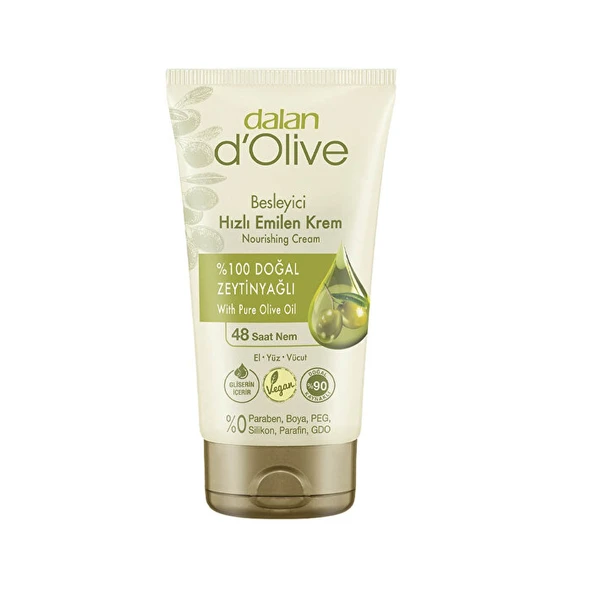 Dalan Dolive Mini Zeytinyağlı Hızlı Emilen 20 Ml Tüp Krem ürün görseli 1