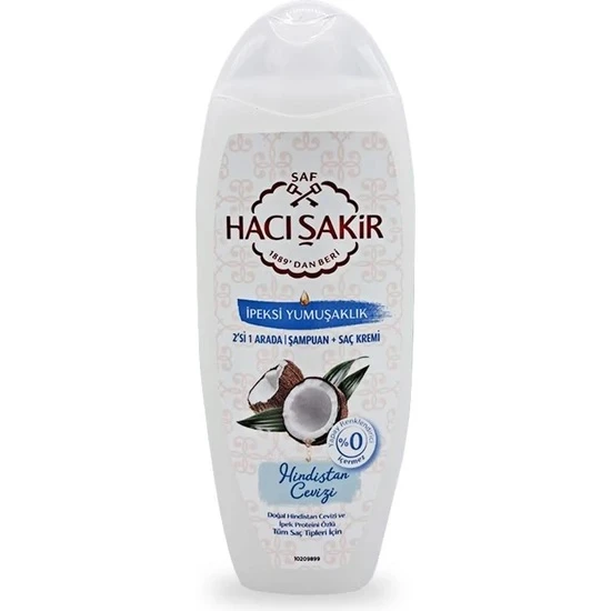 Hacı Şakir Şampuan Hindistan Cevizi Sütü Normal Saçlar 2in1 500 Ml ürün görseli 1