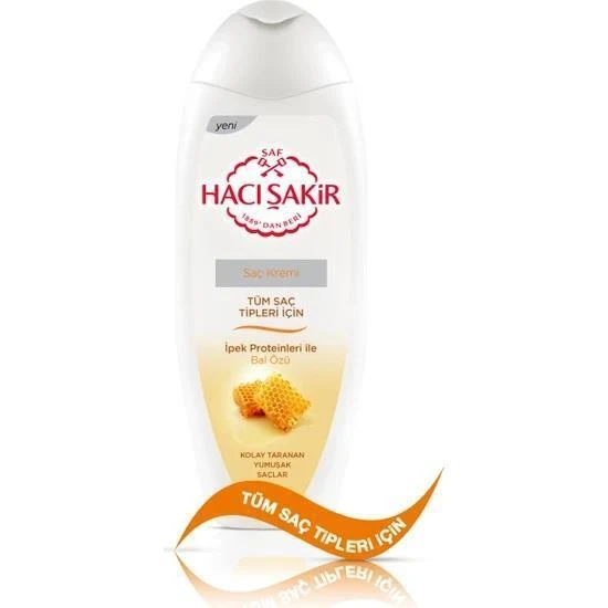 Hacı Şakir Saç Kremi Bal Özlü 500 Ml ürün görseli 1