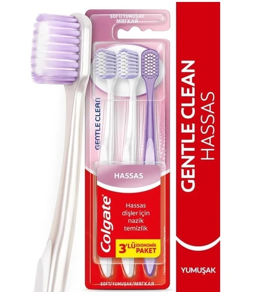 Colgate Sensıtıve Sensıble 3 Lü Diş Fırçası Soft ürün görseli 1