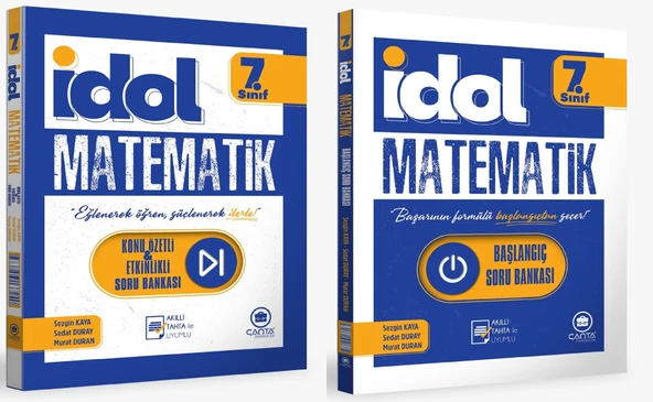 Çanta 2025 7. Sınıf İdol Matematik Başlangıç Soru Bankası + Konu Özetli Soru Seti 2 Kitap ürün görseli 1